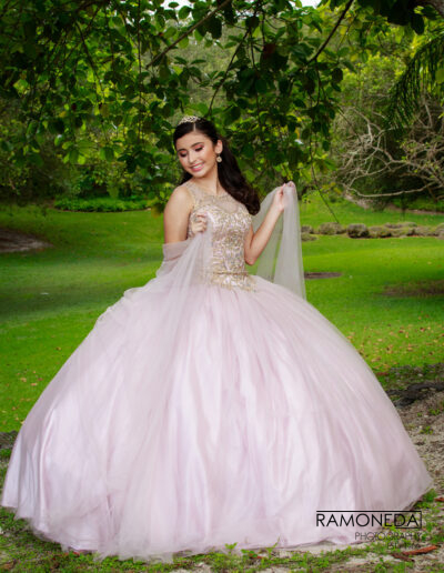 Schendley Park Ramoneda Photography quince dress