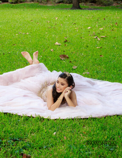 Schendley Park Ramoneda Photography quince dress