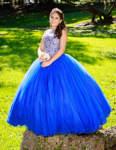 Schendley Park Ramoneda Photography quince dress