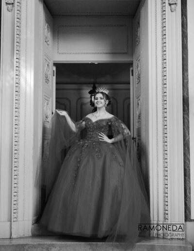 Vizcaya Museum and Garden Ramoneda Photography quince dress