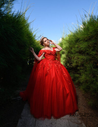 Vizcaya Museum and Garden Ramoneda Photography quince dress