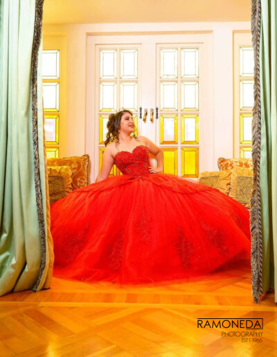 Versace Mansion Ramoneda photography quinceañera dress miami