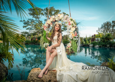 Ramoneda quince photography and dress orlando tampa blue lagoon