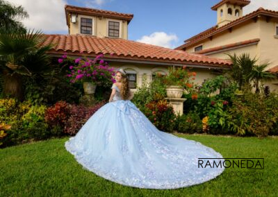 Ramoneda quince photography and dress miami villa toscana
